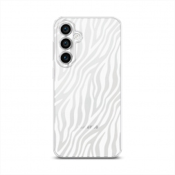 Силиконовый чехол Зебра на Samsung Galaxy S23 FE 5G