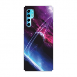 Силиконовый чехол Космос 17 на TCL 20 Pro 5G