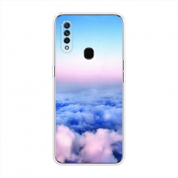 Силиконовый чехол Облака на Oppo A31