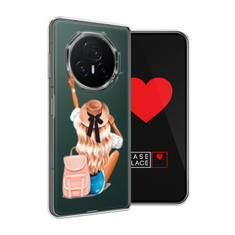 Силиконовый чехол Автостопом самолетом на Honor Magic V3