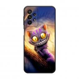Матовый силиконовый чехол Cheshire Cat на Samsung Galaxy A23