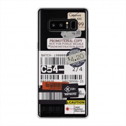 Силиконовый чехол Flight to Paris на Samsung Galaxy Note 8
