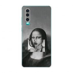 ����������� ����� Mona Lisa sucking lollipop �� Huawei P30