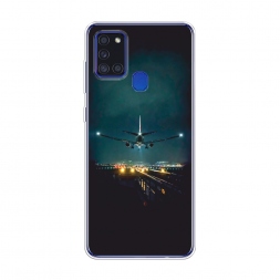 Силиконовый чехол Ночной рейс на Samsung Galaxy A21s