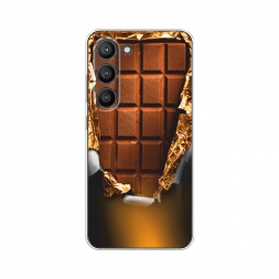 Силиконовый чехол Шоколадка на Samsung Galaxy S23 5G