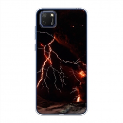 Силиконовый чехол Молния 4 на Honor 9S