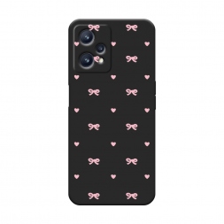 Матовый силиконовый чехол Простые бантики 3 на Realme 9