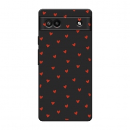 ������� ����������� ����� Red hearts �� Google Pixel 6A