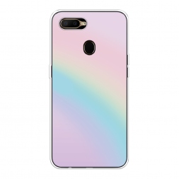 Силиконовый чехол Нежная радуга на Oppo A5s