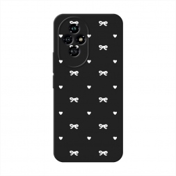 Матовый силиконовый чехол Простые бантики 1 на Honor 200