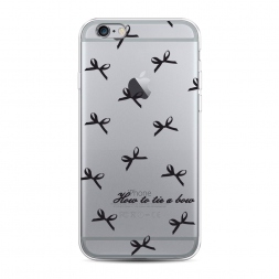 Силиконовый чехол How to tie a bow 2 на iPhone 6