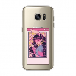 Силиконовый чехол Anime window на Samsung Galaxy S7