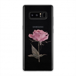 Силиконовый чехол Меланхоличная роза на Samsung Galaxy Note 8