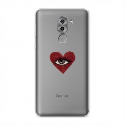 Силиконовый чехол heart eye 2 на Honor 6X
