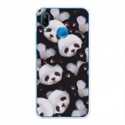 Силиконовый чехол Море панд на Huawei P20 Lite