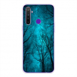 Силиконовый чехол Сказочный лес на Realme 5