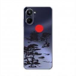 Силиконовый чехол Алое солнце на Realme 10 4G