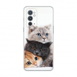 Силиконовый чехол Пушистые мордашки на OnePlus 9RT