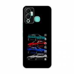 Силиконовый чехол JDM Legend cars на Infinix Hot 12 Play