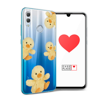 Силиконовый чехол Плюшевые утки на Honor 10 Lite