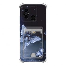 Карман Кристальные бабочки на Xiaomi Poco C55