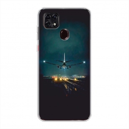 Силиконовый чехол Ночной рейс на ZTE Blade 20 Smart