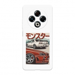 Soft touch белый Monster car на Tecno Spark 30