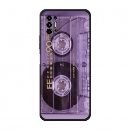 Матовый силиконовый чехол Кассета фото на Tecno Pova 2