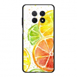 Матовый силиконовый чехол Цитрусовые на Huawei Nova Y91