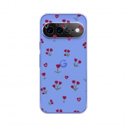 Силиконовый чехол Красные тюльпанчики на Google Pixel 11