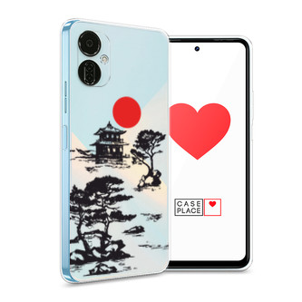 Силиконовый чехол Алое солнце на Tecno Camon 19 Neo