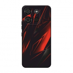 Матовый силиконовый чехол Игровой фон на Itel A60