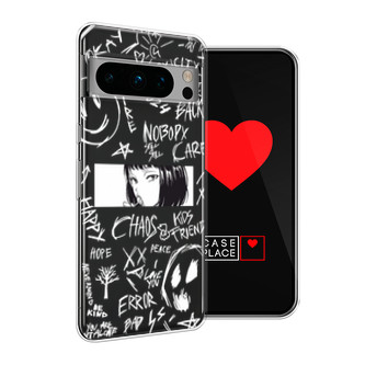 ����������� ����� Manga graffiti white �� Google Pixel 8 Pro