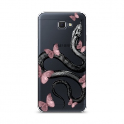 ����������� ����� Snake and butterflies 3 �� Samsung Galaxy J5 Prime 2016