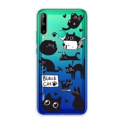 ����������� ����� Black cat doodles �� Huawei P40 lite E