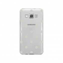 Силиконовый чехол Бежевый горох на Samsung Galaxy A3