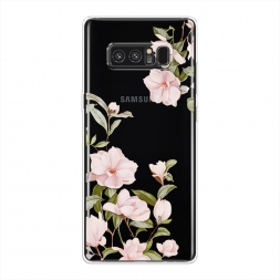 Силиконовый чехол Цветочная нежность на Samsung Galaxy Note 8