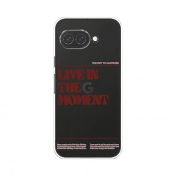 Силиконовый чехол Live in the moment на Google Pixel 9a
