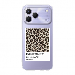 Силиконовый чехол Pantone leopard на Tecno Spark 50