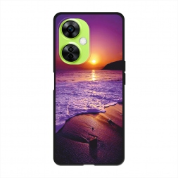 Матовый силиконовый чехол Закат на пляже на OnePlus Nord N30 5G