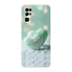 Силиконовый чехол Сахарные сердечки на Honor 30