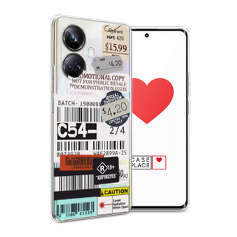 Силиконовый чехол Flight to Paris на Realme 10 Pro Plus