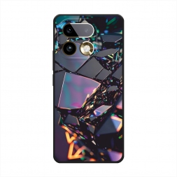 Матовый силиконовый чехол Отражение солнца на Realme 16 Pro Plus