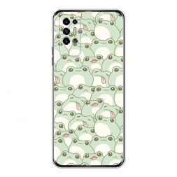 Силиконовый чехол Море жабок на Tecno Pova 2