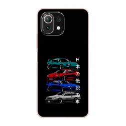 Силиконовый чехол JDM Legend cars на Xiaomi Mi 11 Lite