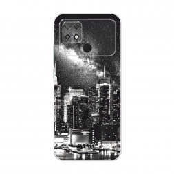 Силиконовый чехол Ночной Нью-Йорк на Xiaomi Poco C40