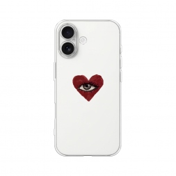 Силиконовый чехол heart eye 2 на iPhone 17