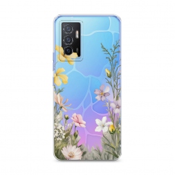 Силиконовый чехол Летний винтаж 2 на Vivo Y75 4G