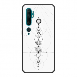 Матовый силиконовый чехол Парад планет на Xiaomi Mi Note 10/Mi Note 10 Pro