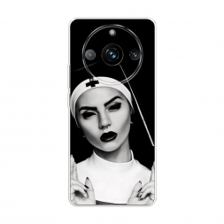 Силиконовый чехол Черная монашка на Realme 11 Pro